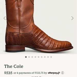 Tecovas Size 13 Mens Width EE